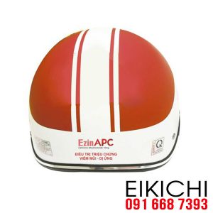 Mũ bảo hiểm in thương hiệu Ezin APC để quảng bá