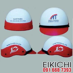 Xưởng may Nam Thuận làm mũ bảo hiểm kỷ niệm 10 năm tặng khách hàng